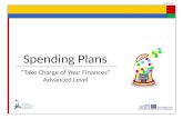 1.15.2.G1 “Take Charge of Your Finances” Advanced Level Spending Plans.