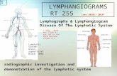 1 LYMPHANGIOGRAMS RT 255 (rev 2010)/ 2014* radiographic investigation and demonstration of the lymphatic system Lymphography & Lymphangiogram Disease Of.