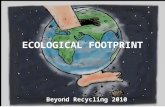 ECOLOGICAL FOOTPRINT Beyond Recycling 2010. NATURE??