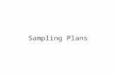 Sampling Plans. Basic Sampling Concepts Population – The aggregate of cases in which a researcher is interested Sampling – Selection of a portion of the.