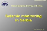 1 Seismic monitoring in Serbia Seismological Survey of Serbia  Seismological Survey of Serbia.