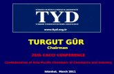 TURGUT GÜR Chairman Istanbul, March 2011 25th CACCI CONFERENCE Confederation of Asia-Pacific Chambers of Commerce and Industry.
