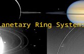 Planetary Ring Systems. Rings: A B C 4/4 Giant Worlds Have Rings Jupiter: broad, dark, fine particles Saturn: broad, bright, complex, icy particles.