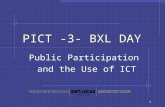 1 PICT -3- BXL DAY Public Participation and the Use of ICT.