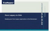 | Seite 1 From Legacy to SOA Keeping your Core Legacy Applications in the Mainstream.
