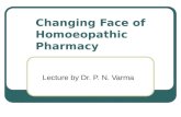 Changing Face of Homoeopathic Pharmacy Lecture by Dr. P. N. Varma.
