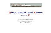E Electroweak and Exotic session E Cristinel Diaconu CPPM/DESY.