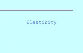1 Elasticity 2 Elasticity measures u What are they? –Responsiveness measures u Why introduce them? –Demand and supply responsiveness clearly matters.