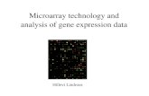Microarray technology and analysis of gene expression data Hillevi Lindroos.