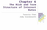 Chapter 6 The Risk and Term Structure of Interest Rates Terezia Chen Jody Giesbrecht.