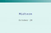 Midterm October 28. 16: Dithering Dithering is using two different colored pixels to produce a third color in between. It is used when the color needed.