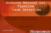 November 29 2007 Airborne Natural Gas Pipeline Leak Detection Washington State Citizens Committee On Pipeline Safety Johan Wictor.