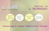 Women in Technology College of Southern Maryland Expanding Women’s Employment Options Increasing Women’s Earning Power Shattering the Myths Choices Knowledge.