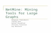 NetMine: Mining Tools for Large Graphs Deepayan Chakrabarti Yiping Zhan Daniel Blandford Christos Faloutsos Guy Blelloch.