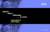 © 2007 Grady Booch Read’n Writ’n ‘Rithmetic … & Cod’n Grady Booch IBM Fellow.
