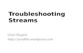 Troubleshooting Streams Chen Shapira .