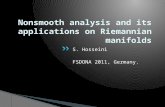 S. Hosseini FSDONA 2011, Germany..  However, in many aspects of mathematics such as control theory and matrix analysis, problems arise on smooth manifolds!