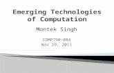 Montek Singh COMP790-084 Nov 29, 2011.  What is Brownian motion?  Brownian Cellular Automata ◦ Asynchronous Cellular Automata  Mapping Circuits to.