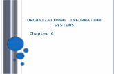O RGANIZATIONAL I NFORMATION S YSTEMS Chapter 6. 2 W HAT DO M ANAGERS D O ? They make _________ _________ ___________= better managers The amount of information