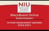 BlackBoard Online Submission Annual Assessment Updates 2010-2011.