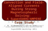 Ionospheric Convection and Field-Aligned Currents During Strong Magnetospheric Driving: A SuperDARN/AMPERE Case Study L. B. N. Clausen (1), J. B. H. Baker.