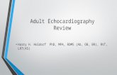 Adult Echocardiography Review Harry H. Holdorf PhD, MPA, RDMS (Ab, OB, BR), RVT, LRT(AS)
