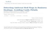 Detecting Antitrust Red Flags in Business Dealings: Avoiding Costly Pitfalls Identifying Potential Violations in Competitor, Supplier and Customer Interactions.