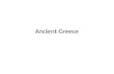 Ancient Greece. Dorian – western mainland Ionian – east coast from Athens, across Aegean Sea to western Turkey.
