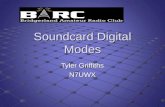 Soundcard Digital Modes Tyler Griffiths N7UWX. 2 Tyler Griffiths - N7UWX Evolution of Acronyms Human transmitted digital CW – Operator determines performance.