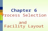 Chapter 6 Process Selection and Facility Layout. Management 3620Chapter 6 Process Selection and Facility Layout6-2 Process Selection How an organization.