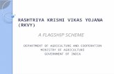 RASHTRIYA KRISHI VIKAS YOJANA (RKVY) DEPARTMENT OF AGRICULTURE AND COOPERATION MINISTRY OF AGRICULTURE GOVERNMENT OF INDIA A FLAGSHIP SCHEME.