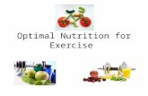 Optimal Nutrition for Exercise. Stored energy Energy is stored as body fat or glycogen (carbohydrate in muscles and liver) & is broken down to provide.