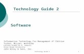 Technology Guide 21 Information Technology For Management 4 th Edition Turban, McLean, Wetherbe Lecture Slides by A. Lekacos, Stony Brook University John.