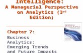 Chapter 7: Business Analytics: Emerging Trends and Future Impacts Business Intelligence: A Managerial Perspective on Analytics (3 rd Edition)