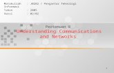 1 Pertemuan 8 Understanding Communications and Networks Matakuliah: J0282 / Pengantar Teknologi Informasi Tahun: 2005 Versi: 02/02.