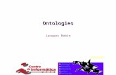 Ontologies Reasoning Components Agents Simulations Ontologies Jacques Robin