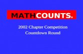 MATHCOUNTS ïƒ¢ 2002 Chapter Competition Countdown Round