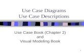 1 Use Case Diagrams Use Case Descriptions Use Case Book (Chapter 2) and Visual Modeling Book.