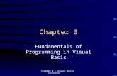 Chapter 3 - Visual Basic Schneider Chapter 3 Fundamentals of Programming in Visual Basic.