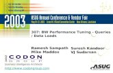 307: BW Performance Tuning - Queries / Data Loads Ramesh Sampath Mike Maddox Suresh Kandoor VJ Sudarsan .