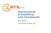 Hierarchical Scheduling and Timebands Alan Burns University of York, UK.