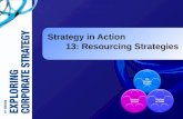 Strategy in Action 13: Resourcing Strategies. Exploring Corporate Strategy 8e, © Pearson Education 2008 13-2 Learning Outcomes (1)  Analyse the resource.