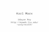 Karl Marx Udayan Roy uroy/eco54