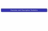 Overview and Descriptive Statistics. Outline – Populations, Samples and Processes.