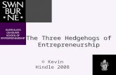 The Three Hedgehogs of Entrepreneurship © Kevin Hindle 2008.