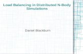 Daniel Blackburn Load Balancing in Distributed N-Body Simulations.