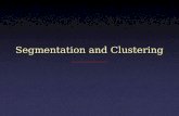 Segmentation and Clustering. Segmentation: Divide image into regions of similar contentsSegmentation: Divide image into regions of similar contents Clustering: