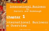 © 2001 Prentice Hall1-1 International Business by Daniels and Radebaugh Chapter 1 International Business: An Overview.