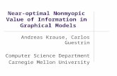 Near-optimal Nonmyopic Value of Information in Graphical Models Andreas Krause, Carlos Guestrin Computer Science Department Carnegie Mellon University.