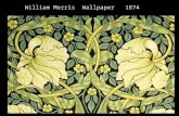 William Morris Wallpaper 1874. William Morris Wallpaper Design 1874